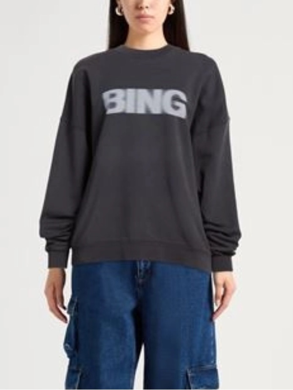 Anine Bing Cotton Fleece Sweater